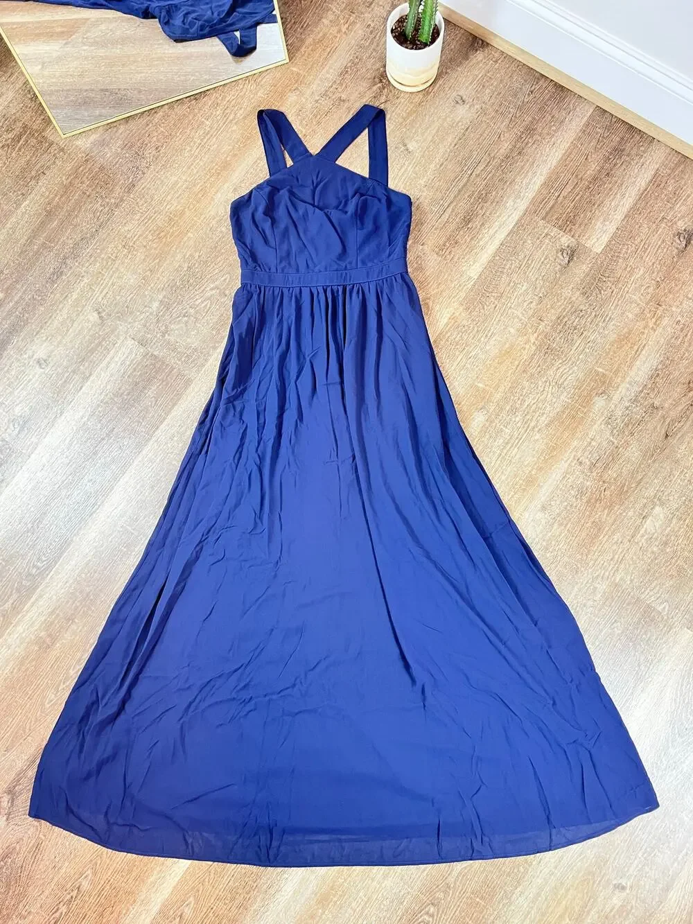 denim trapeze dress Wrangler Girls Denim - 112372445 a fitted bodice with Bridal Clearance Oasis Bridesmaid SLATE BLUE Color/Size:Emerald / 6